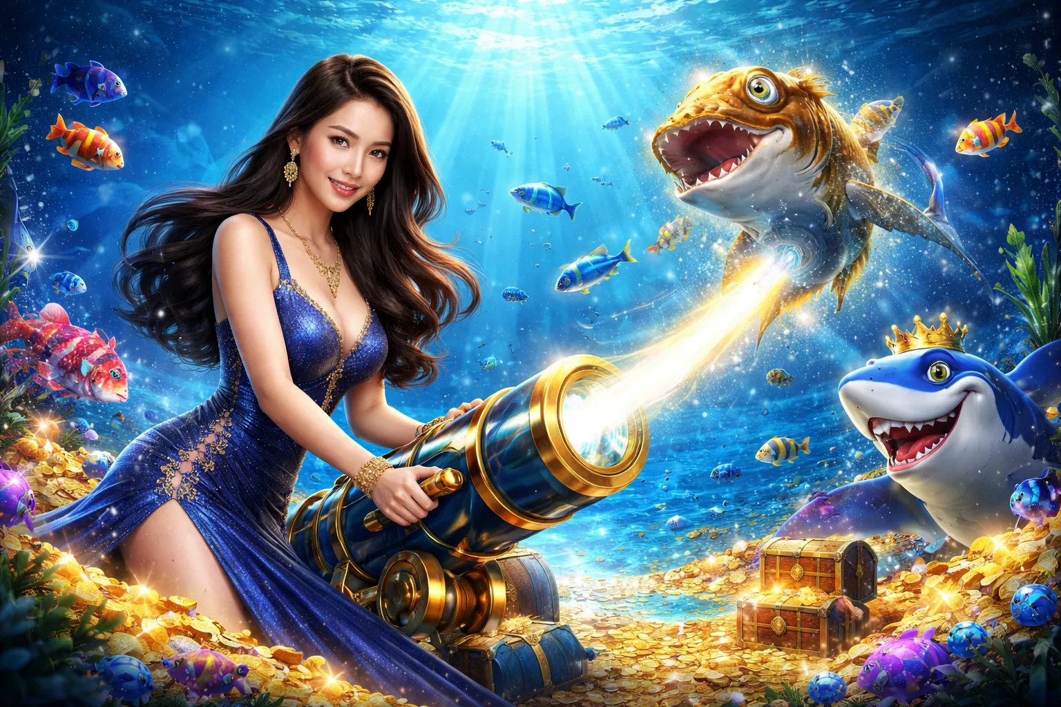 Hình ảnh game Bắn Cá tin88 với đồ họa sống động